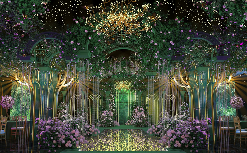 溧阳奇妙森林婚礼堂效果展示